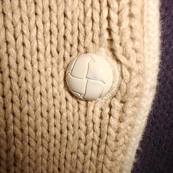 Vintage Dressbarn 22/24 3XL Grandma Cottage Core Long Sleeve Patchwork Cardigan - Picture 4 of 6